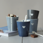 Preview: HAPPY MUG COLOURFUL HEART THUNDER BLUE